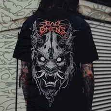 Camiseta Basica e OVERSIZED Bad Omens Geisha The Death Of Album Rock Unissex - Darknezz