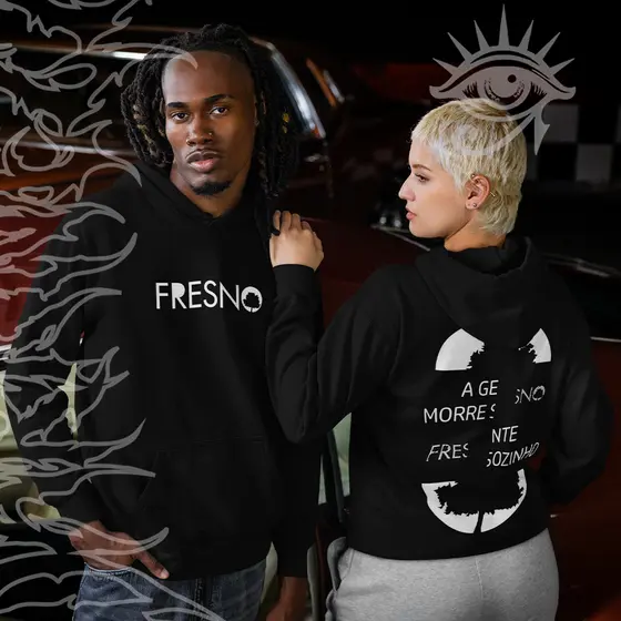 Moletom Canguru Blusa De Frio Fresno A Gente Morre Sozinho Banda Album Pop Unissex - Darknezz