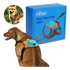 Colete Segurança Momovida Durável para Cães Peitoral Resistente a Puxão Força Antitração Confortavel