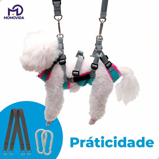 Rede de Tosa Peitoral Momovida para Animais Pet de Estimação Cuidados Diversos com Rede Dupla Camada