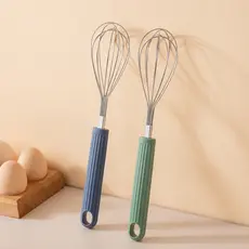 Batedor de Ovos fuê ZOLELE em Aço Inox com Cabo de Plástico Manual para Mistura de Cremes e Ovos