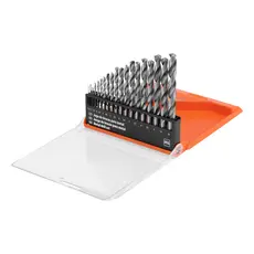 JOGO DE BROCAS PARA METAL, 1-10 MM  0,5 MM, HSS, CILINDRICA, CAIXA PLASTICA, 19 PCS//SPARTA