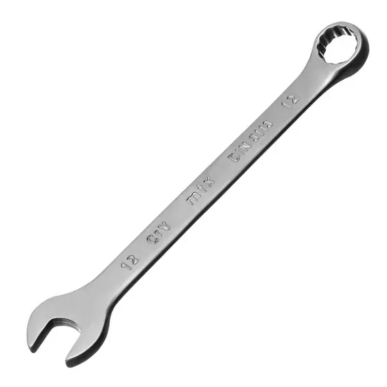 CHAVE COMBINADA, CROMO VANADIO, CROMO FOSCO, 12MM, 1PC // MTX