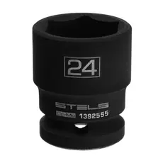 SOQUETE DE IMPACTO ENCAIXE 1/2POL SEXTAVADO 24MM 1PC// STELS