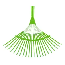 VASSOURA PARA GRAMA E JARDIM METALICA REGULAVEL, 430 X 365MM, 22 DENTES, SEM CABO, 1 PC // PALISAD