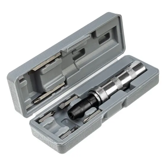 CHAVE DE IMPACTO ENCAIXE 1/2POL., COM BITS, CAIXA PLASTICA, 6 PCS // MTX