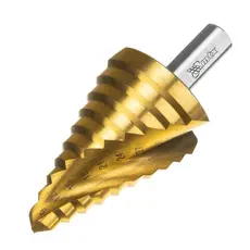 BROCA ESCALONADA, 9-12-15-18-21-24-27-30-33-36, ACO RAPIDO, PROF. ESPIRAL, 1PC // MTX