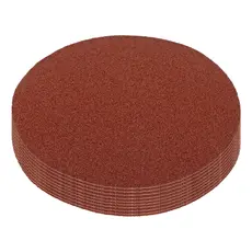 DISCO DE LIXA COM VELCRO, GRAO 80, 125MM, 10PCS // MTX