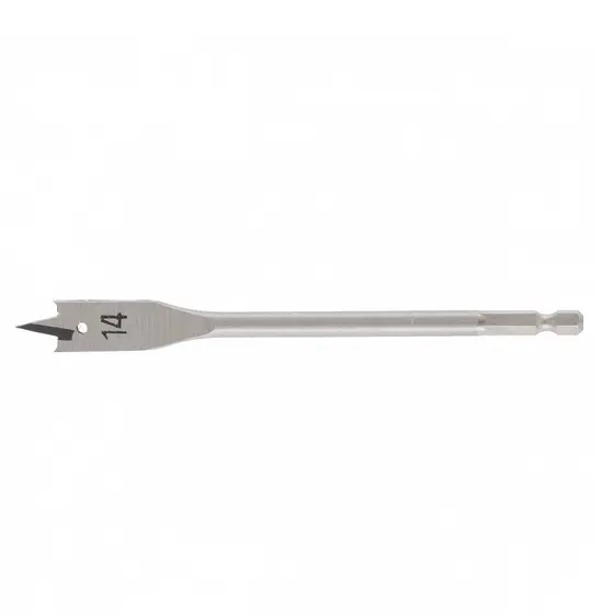 BROCA CHATA PARA MADEIRA, 14 X 150 MM, HASTE SEXTAVADA, 1PC // MTX