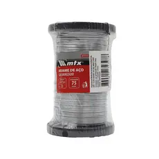 ARAME DE ACO, GALVANIZADO, 0,7MM, COMPRIMENTO 75M, 0,210KG, 1PC // MTX