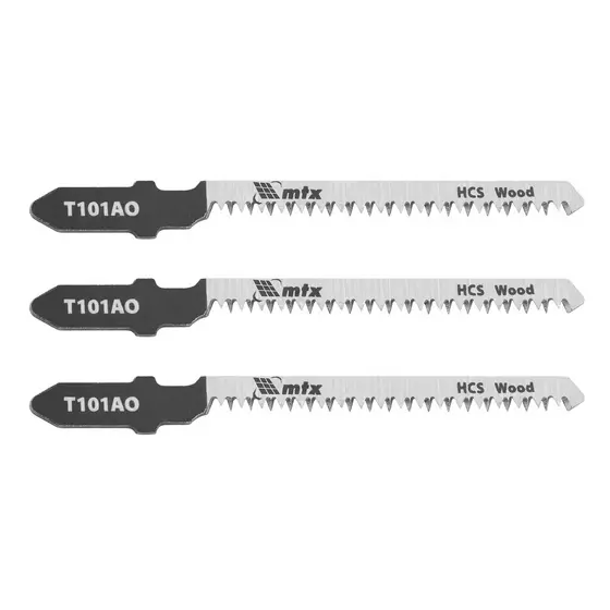LAMINA PARA SERRA TICO-TICO, ACO CARBONO, ENCAIXE BOSCH, T101AO, 50 X 1,4MM, 3PCS // MTX