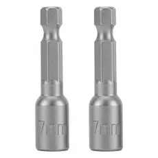 SOQUETE MAGNETICO PARA PARAFUSADEIRA, 7 MM - L 45 MM 2 PC//MTX