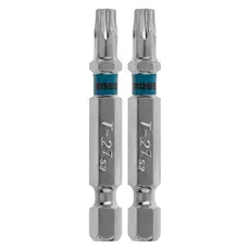 BITS TORX T27, ACO CROMO MOLIBDENIO, 50MM, 2PCS // GROSS