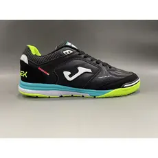 Chuteira Futsal Masculina Top Flex IC Indoor Branco Preto Azul