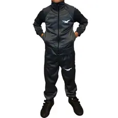 Kit Masculino Infantil Básico Cinza Para o Frio Blusa e Calça Jogger - Tamanhos do 04 ao 16 - Pronta Entrega