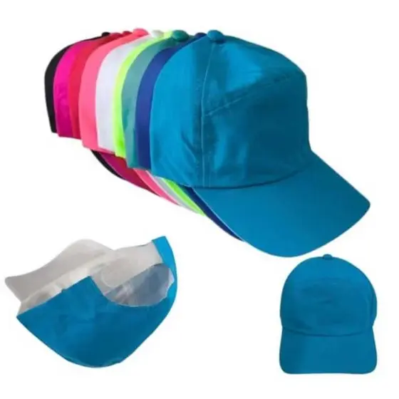 Boné Infantil Kit 12 Peças Boné Tactel Liso Bebe, Personalizar, Bordar, Sublimar