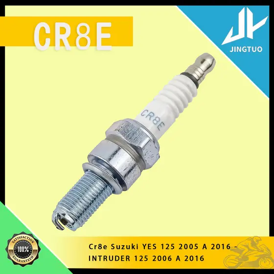 Vela de Ignição NGK CR8E Compatível com Suzuki YES 125 2005 a 2016 e Intruder 125 2006 a 2016