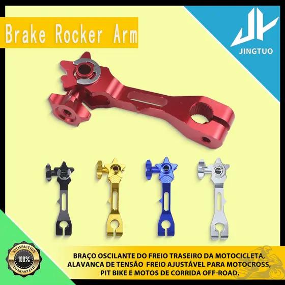 Universal Motocicleta CNC Alumínio Freio Traseiro Balancim Ajustável Tensão De Reequipamento Alavanca Bicicleta Da Sujei