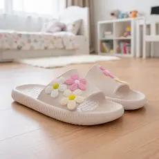 Chinelo Infantil Nuvem Jovem Slide Menina Florzinha Macio Coloridas Confortável Leve