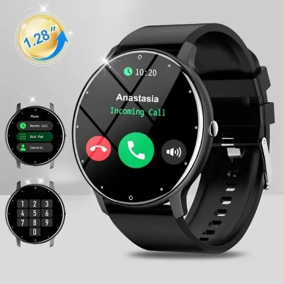 YANG WIERA 2026 New Relógio Inteligente Bluetooth Chamada À Prova D'água Esportes Fitness relogio Smart Watch for Women