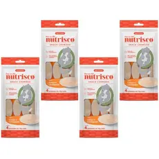 Kit 4 Nutrisco 56g cada Frango e Caranguejo Gatos - Como Churu