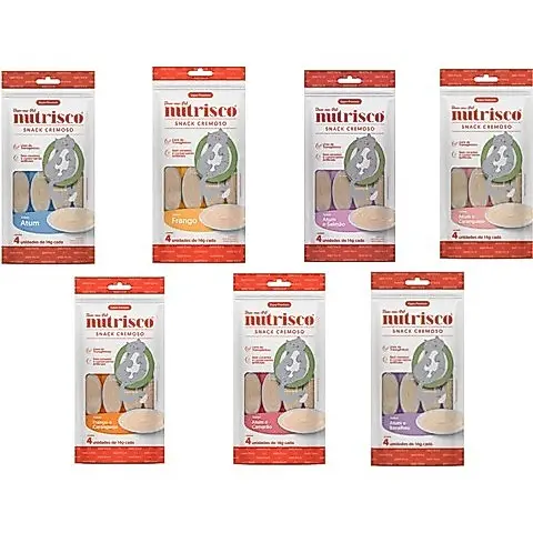 Snack Cremoso Nutrisco para gatos - Petisco como churu