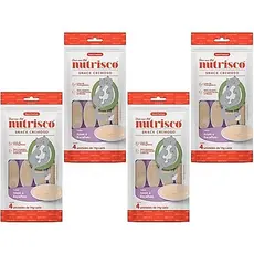 Kit 4 Nutrisco 56g cada Atum e Bacalhau Gatos - Como Churu