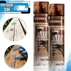 Tinta Verniz Spray Uso Geral 400ml Madeira Secagem Rápida Etaniz