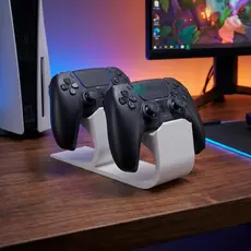 Suporte 2 Controles PS5 – Stand, Base Estável, Organizador Gamer Premium