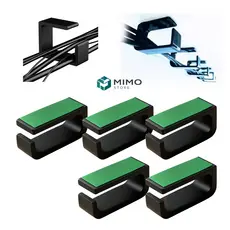 Organizador de Cabos para Esconder Fios Embaixo da Mesa – Setup Gamer e Escritório Resistente