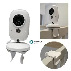 Suporte de Berço Com Pinos Para Babá Eletrônica | Sem Furar