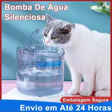 2L Gato Inteligente Fonte de água com Torneira Dispensador de água do cão Transparente Bebedor Pet Beber Filtros