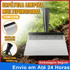 Pá Multifuncional Jardim Externo Aço Inoxidável Plana 21 / 32cm