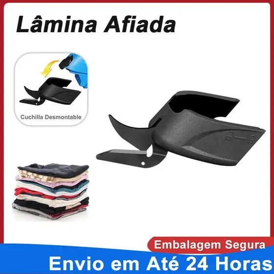 Tesoura Elétrica Cortador Elétrico P/ Cortar Tecidos Materiais Plásticos Couro Jeans