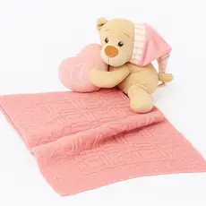 Manta Cobertor Tricot Saida De Maternidade Infantil Bebê Menino Menina Trama Quadriculado Premium