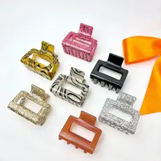 Piranha Filó Square - Flexível e Resistênte, Confortável o Dia Todo, para Cabelos Volumosos