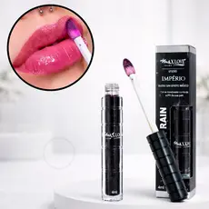 Gloss Mágico Black Rain Brilho Intenso Hidratação Max Love Preto Efeito Lip Tint PH