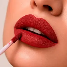 Batom Matte Líquido 24 horas Vermelho Max Love Cores Longa Duração Vinho
