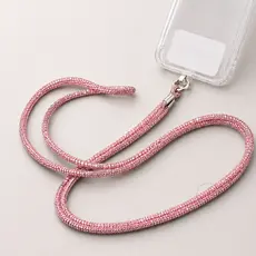 Cordão Celular Brilhante Antiperda Pescoço Acessório Cristal
