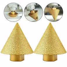 M14 Rosca Diamante Chanfro Bit Telha Cabeça 50mm De Moagem Chanfradura Broca Cone