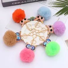 Chaveiro Fofo Coruja Macio Pompom Muitas Cores  Envio Aleatório /pode Notar A Cor