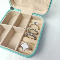 Kit 4  Anéis Feminino Com Ramo Tamanho 17/18/19