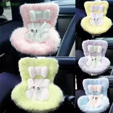 Mini brinquedo de pelúcia para assento de segurança, decoração fofa para carro e aromatizador de ar.