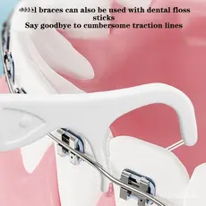 100 pcs/saco de Fio Ortodontico para Pacientes com Aparelhos Dentários
