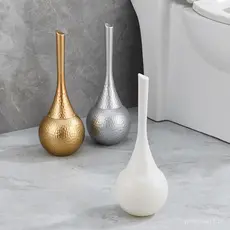 Escova de Vaso Sanitário de Plástico com Suporte Incluído, Limpeza Profunda, Acessórios de Banheiro