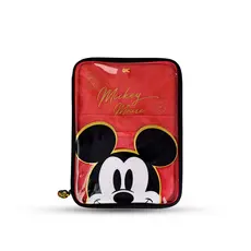Pasta Universitária Mickey Mouse Disney com Zíper Para Notebooks até 14 Polegadas DAC