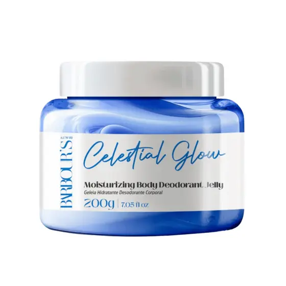 Geleia Hidratante Celestial Glow Barbour's Beauty 200g Fragrância Doce Desodorante Corporal