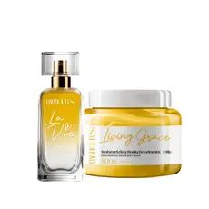 Kit Perfume Capilar 50ml Geleia Hidratante Corporal 200ml Living Grace Barbour's Beauty