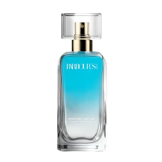 Perfume para cabelo Celestial Glow Barbour's Beauty 50ml Fragrância Doce Protetor Térmico