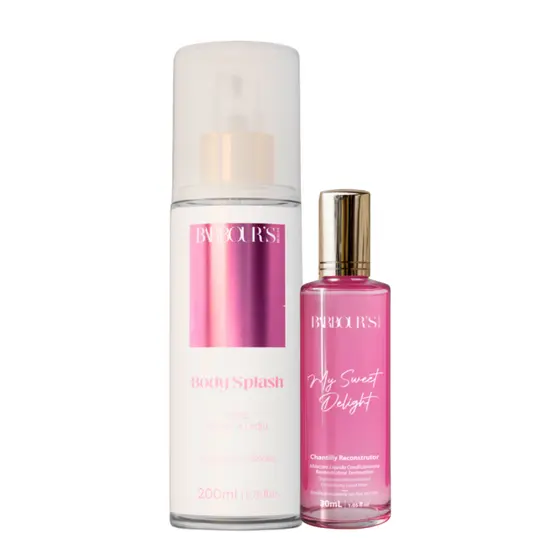 Kit Máscara Líquida e Body Splash My Sweet Delight Barbour's